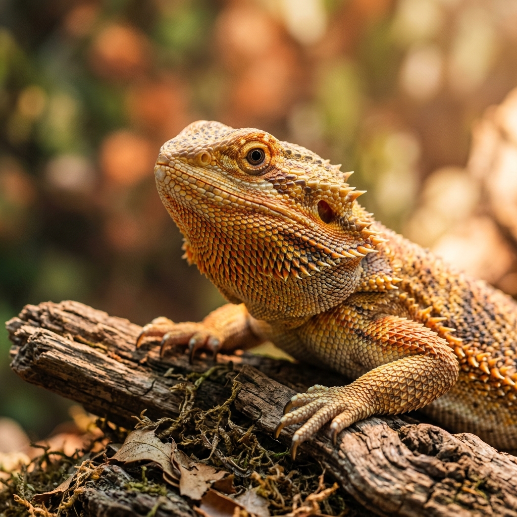 Reptil Pogona veterinario exóticos Eixample